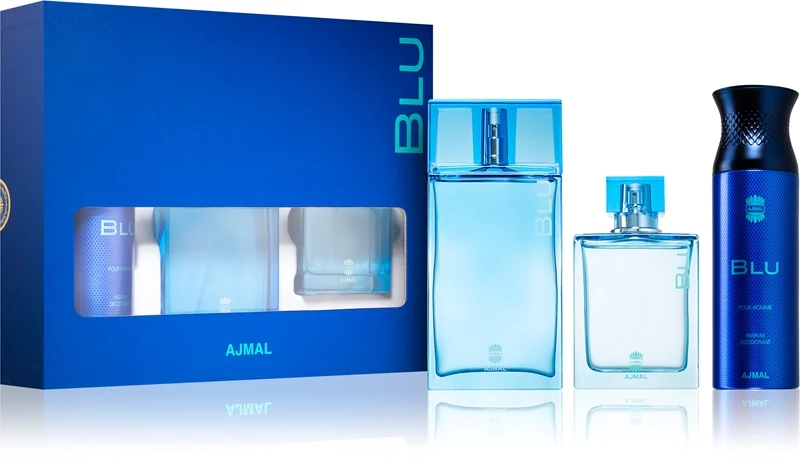 Ajmal Blu Ajmal Blu -Notino Parfum Cosmétiques ajmal blu coffret cadeau pour homme